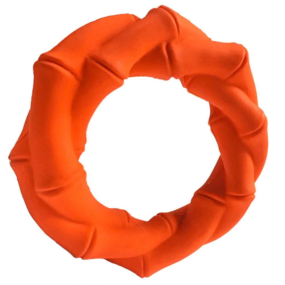 

Dog Toypet Rubber Ring Bite Molar Chewing Chews Teeth Interactive Puppy Resistant Training Toughaggressive Teething Rings Supply
