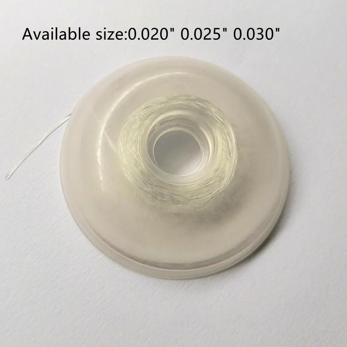 Dental Solid Elastomeric Thread 25ft Orthodontic Brackets Ties Traction Button Clear