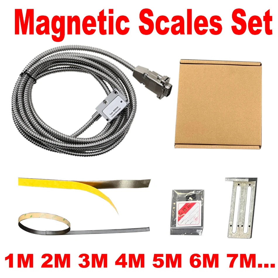 

MSR IP67 Magnetic Scales/Senor Set 5U 5V Kit 1000 2000 3000 4000 5000 6000 for Milling Grinding Stone Wood Cutting Machines