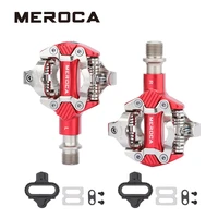 meroca clipless pedals spd m540 mountain bike accessories pedal multifunctional aluminum alloy sealed bearing self locking