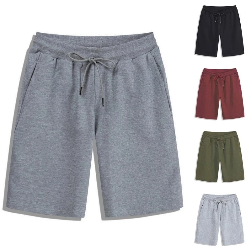 

2023 Shorts Five-Point Boardshorts Breathable Male Casual Shorts Comfortable Plus Size Fitness Mens Bodybuilding Shorts
