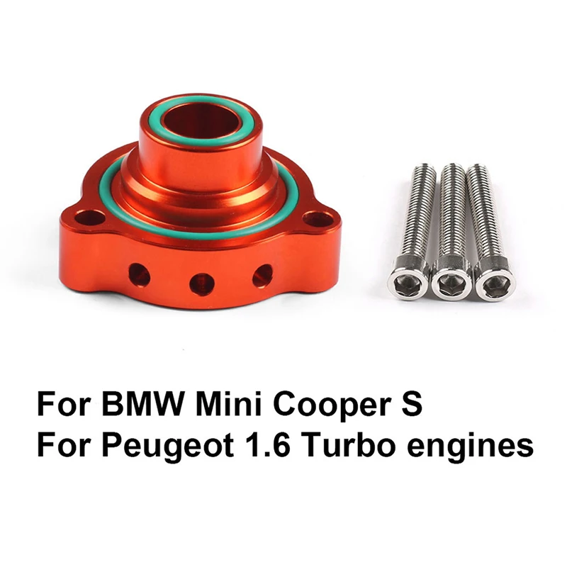 

1 шт. турбо-клапан выдувного клапана самосвал адаптер болтовое крепление для турбодвигателей турбо-двигатели CNC Заготовка алюминиевая Марк...