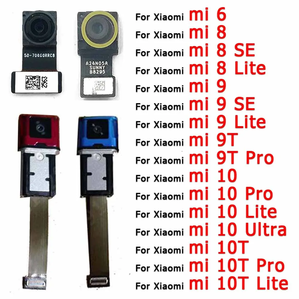 

Front Camera For Xiaomi Mi 8 Lite 9 SE 9T 10T Pro 10 Ultra 6 Frontal Selfie Camera Module Facing Small View Flex Original Parts