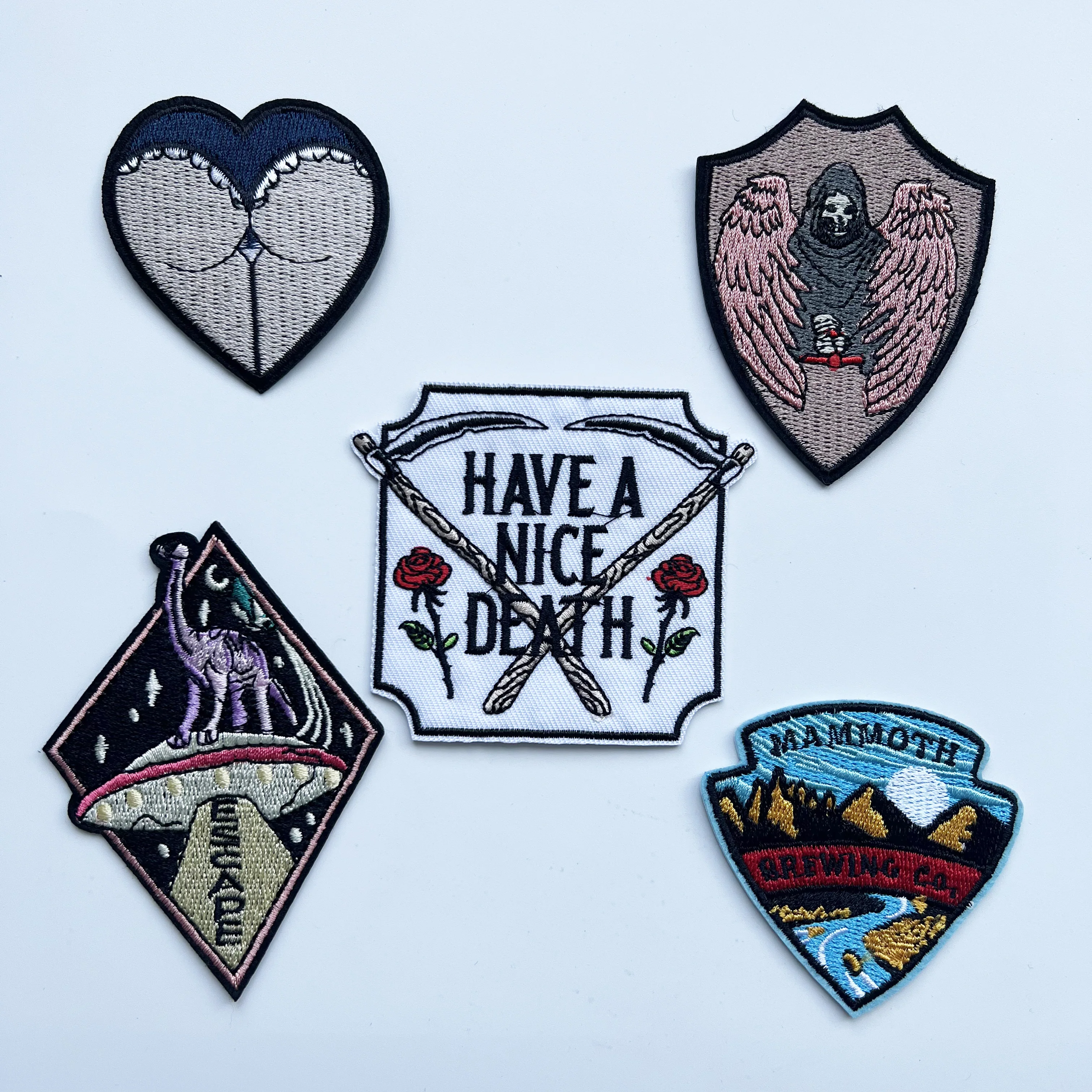 Крутые вышитые нашивки для пришивания/утюга аппликация одежды платьев брюк шляп