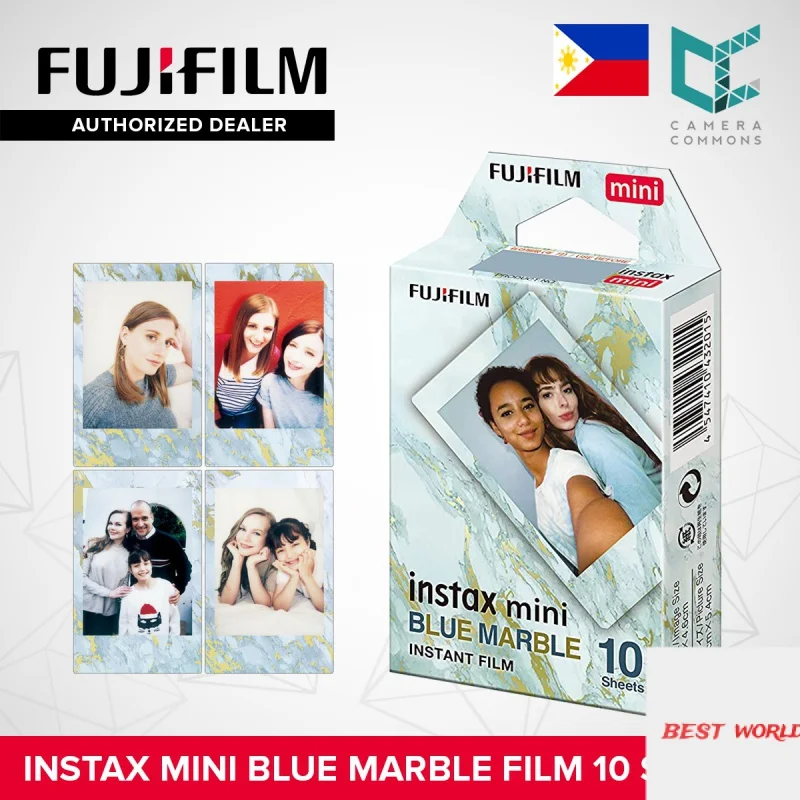 

FUJIFILM Instax Mini Blue Marble Instant Film 10 Sheets