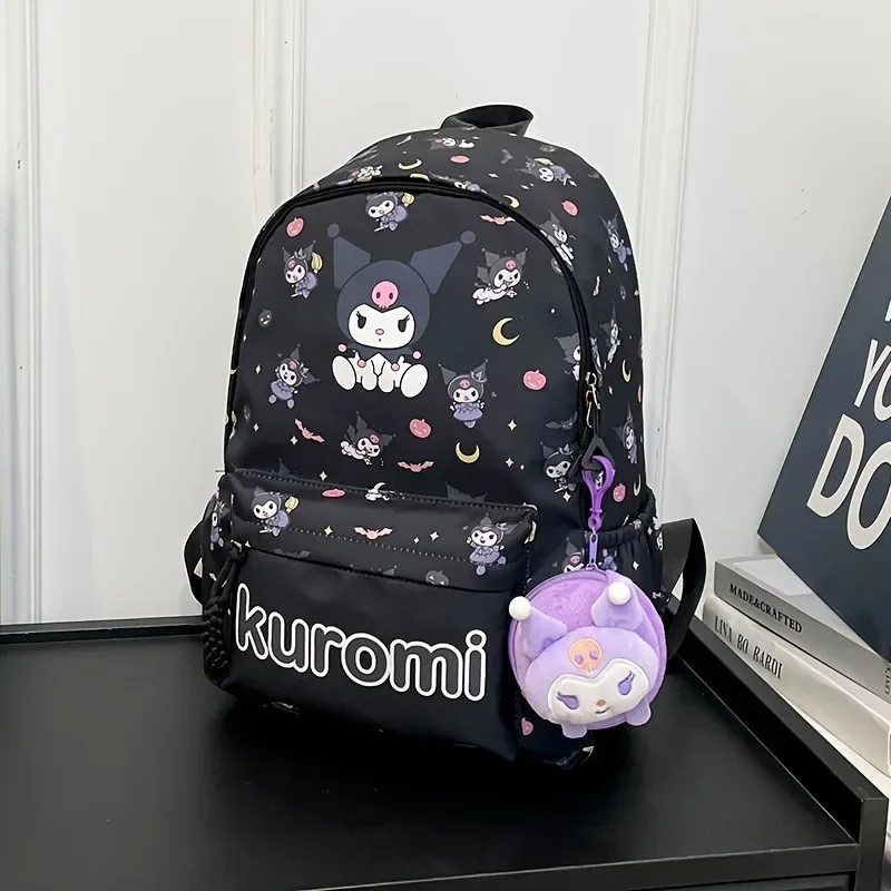 Рюкзак Hello Kitty Sanrio милый школьный рюкзак Kuromi Cinnamoroll с рисунком Женский