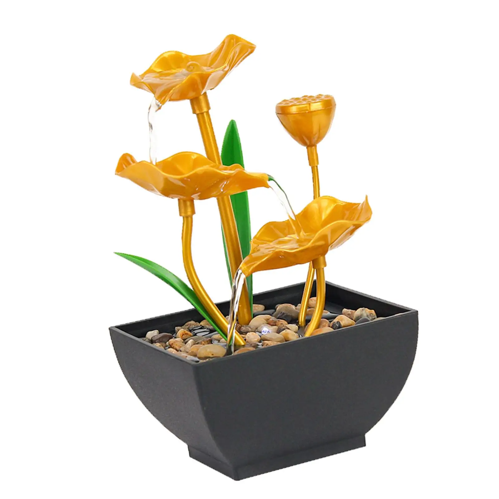 

Indoor Tabletop Waterfall Fountain Meditation Fountains Ornament