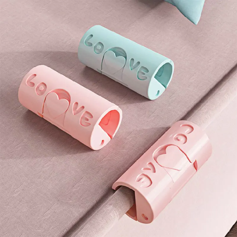 

6/12/24Pcs Needle-free Bed Sheet Holder Quilt Bed Cover Bed Pegs Clamp Invisible Sheet Clip Non-slip Mattress Sheet Buckle
