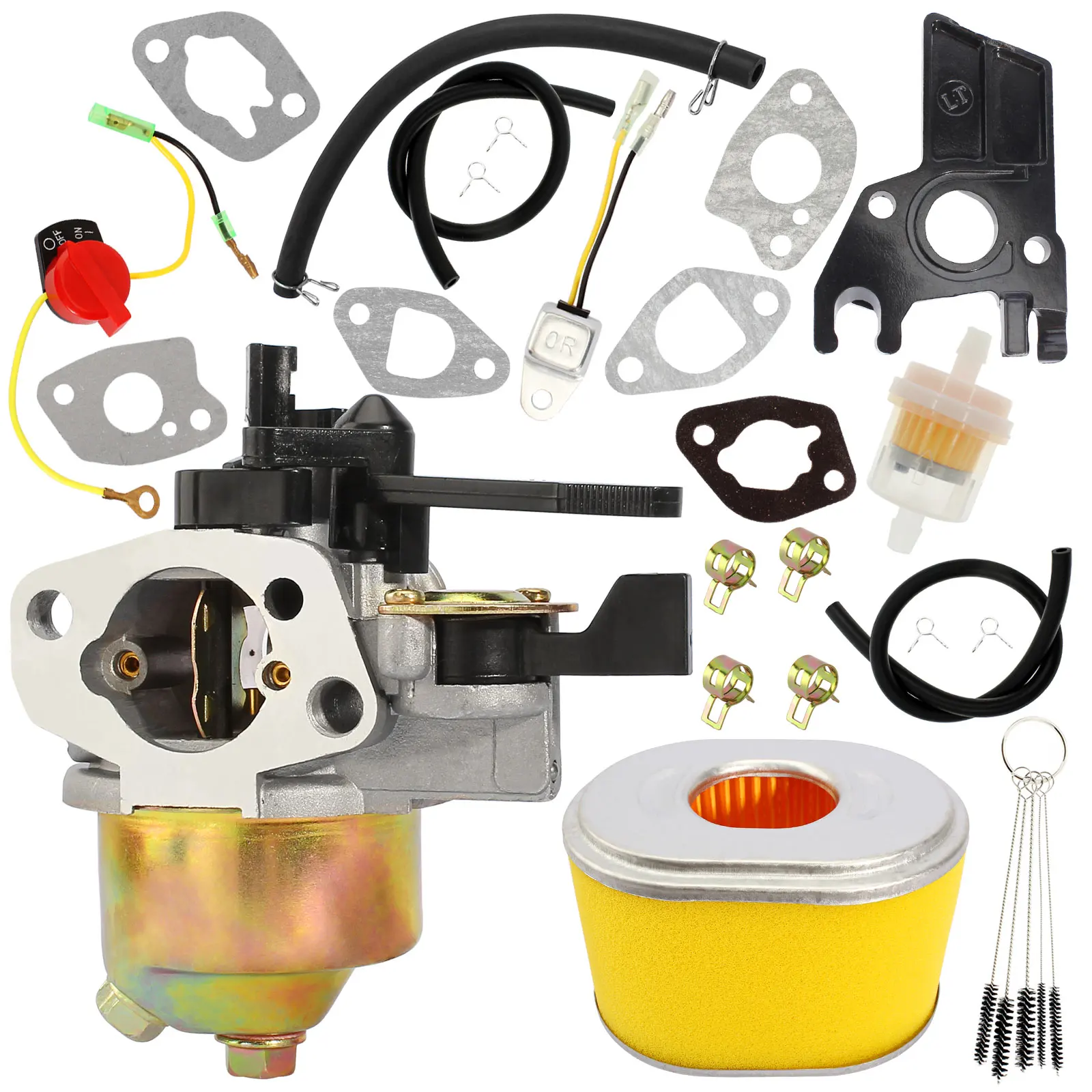 Карбюратор GX110 GX120 GX140 GX160 GX168 GX168F GX200 163cc 196cc 200cc 5HP 5.5HP 6.5HP 16100-Z1T-W51 16100-ZH8-W61 ZE6-W01 Carb