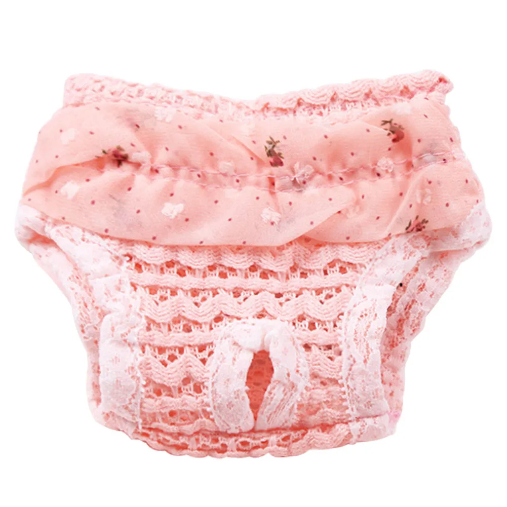 

Шифоновые многоразовые подгузники для кошек, нижнее белье для щенков, домашних животных, гигиенические брюки, женские менструальные моющие...