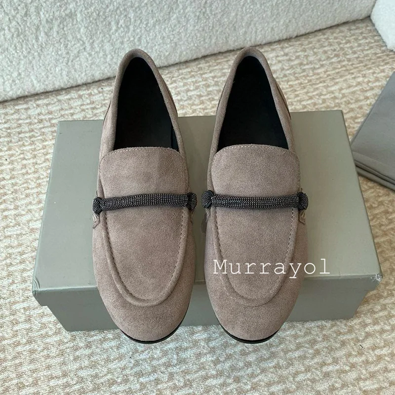 Женские лоферы с декором из бисера в стиле ретро женские замшевые туфли на