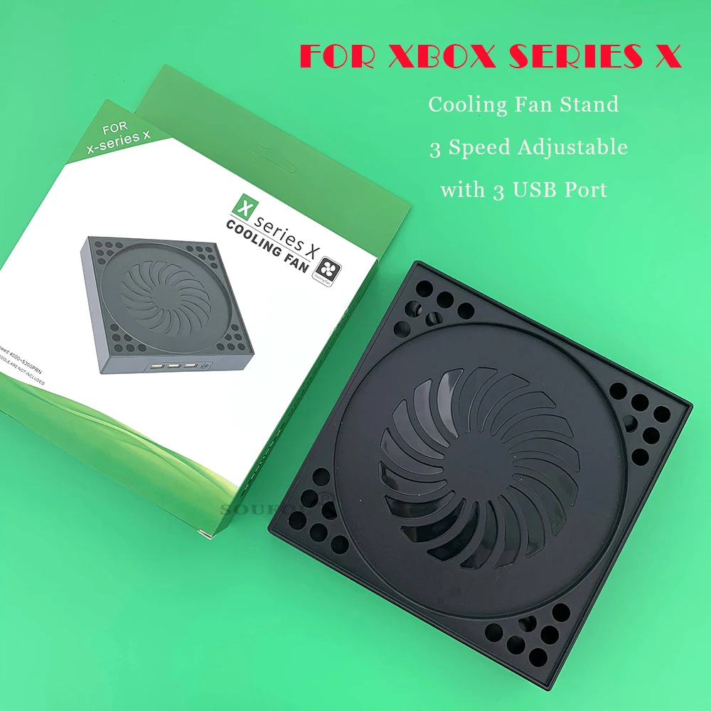 

Новинка 2022, охлаждающее зарядное устройство, подставка, 3-скоростная регулировка для игровой консоли Xbox серии X, детали охлаждающего вентиля...