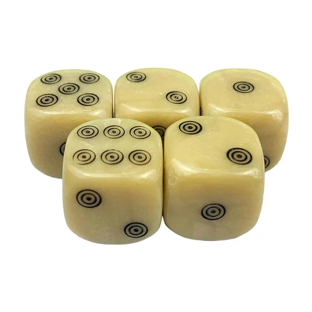 

5 шт./набор, шестисторонние Акриловые Кубики