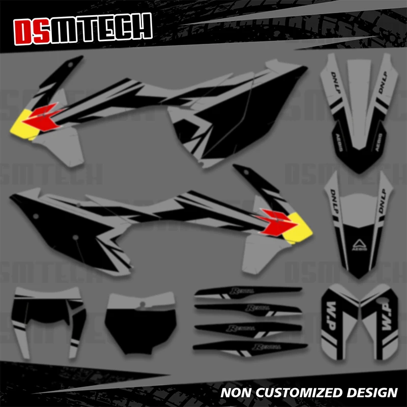 DSMTECH для KTM EXC EXCF XCW 2017 2018 2019 125 250 300 350 SX SXF 450-2016 Графический комплект мотокросса