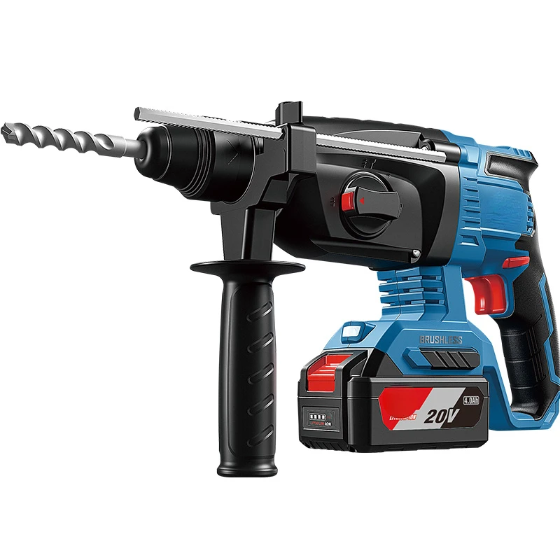 Перезаряжаемый электрический молоток 20 в семейная Ударная дрель бесщеточный