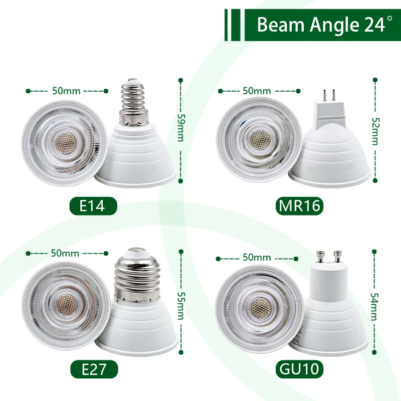Светодиодная лампа E27 E14 MR16 6 Вт 220 В 230 240 SMD | Освещение