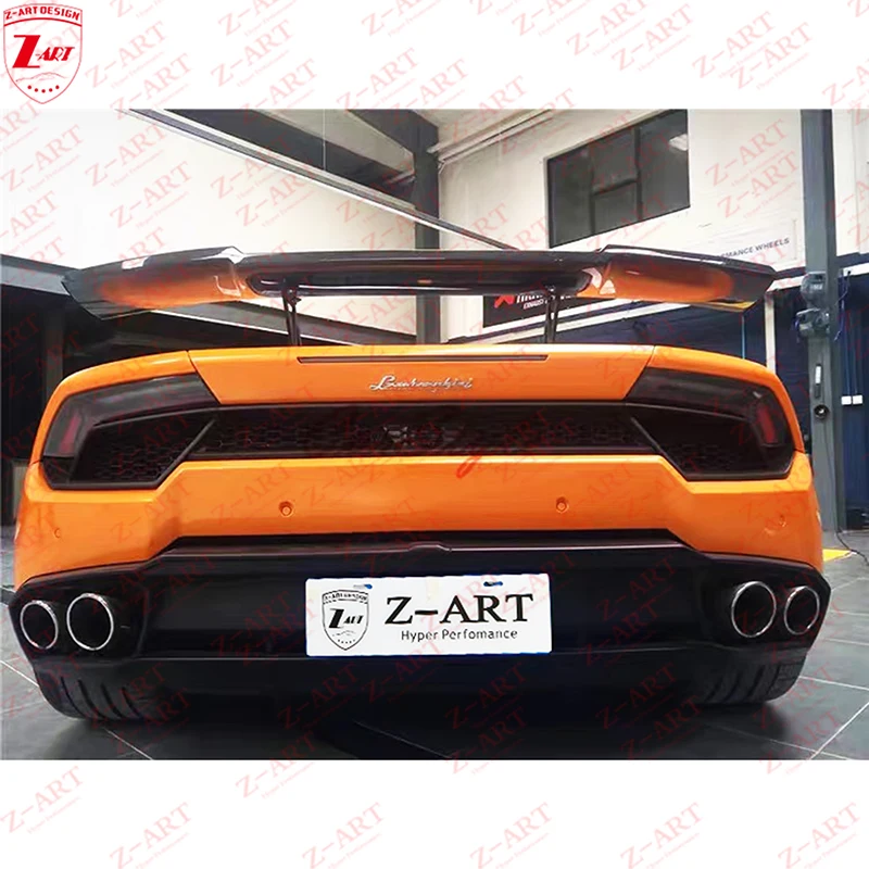 Заднее крыло из углеродного волокна Z-ART + задняя крышка для Huracan задний спойлер