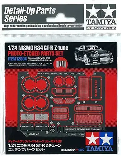 

Tamiya 12604 1/24 NISMO R34 GT-R Z набор деталей для травления из Японии 3461