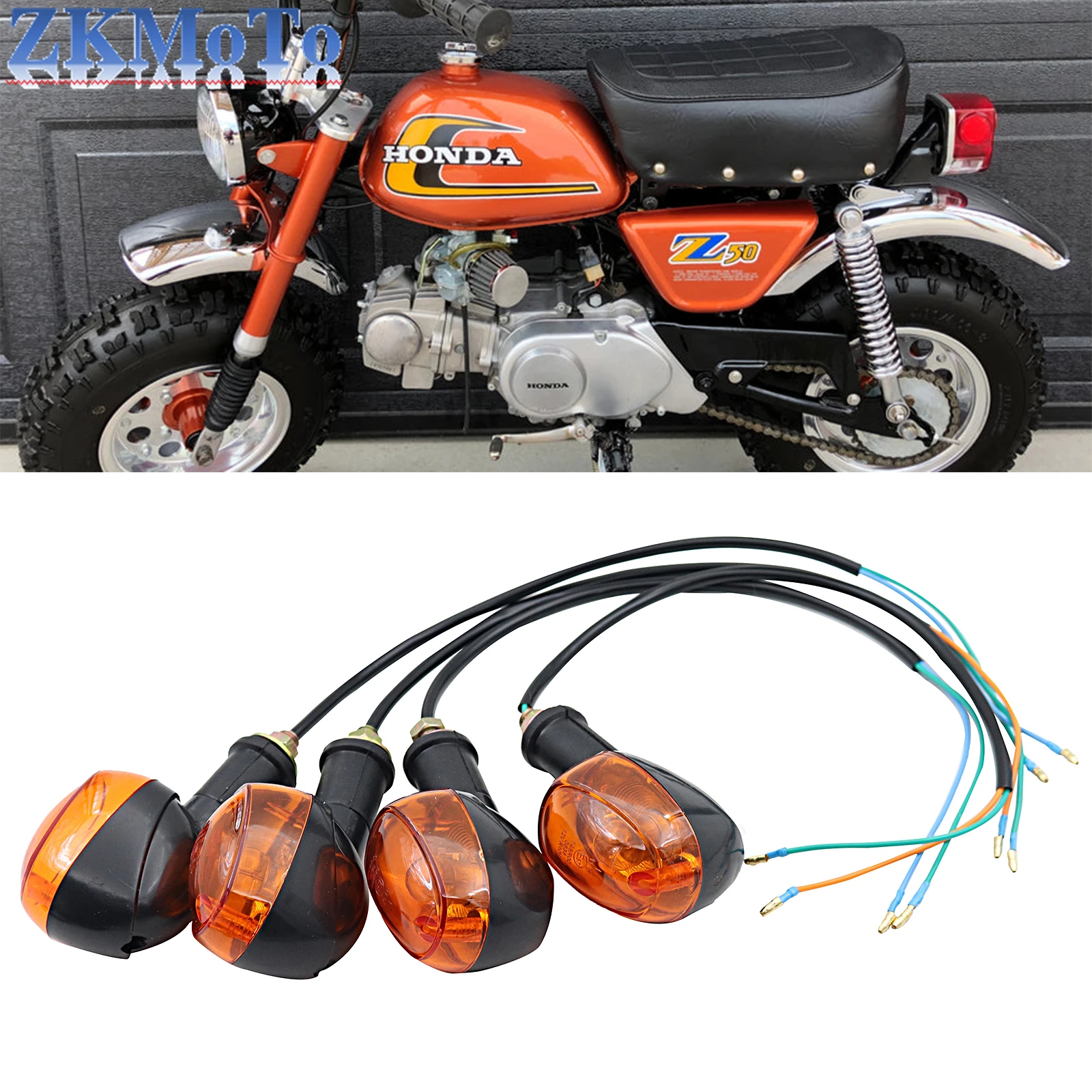 4 шт. для Honda Z50 Z50A Z50J Z50R аксессуары мини-тропы обезьяны велосипеда светодиодный