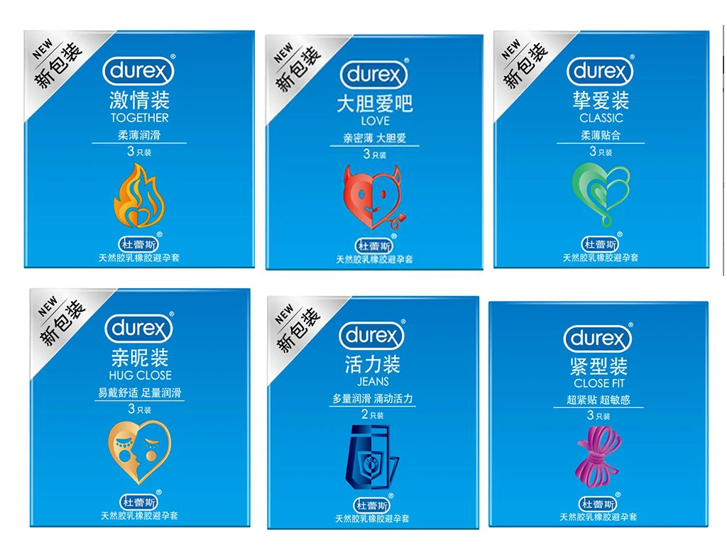 3 шт. ультратонкие презервативы из натурального каучука | Красота - Цена: 264.31