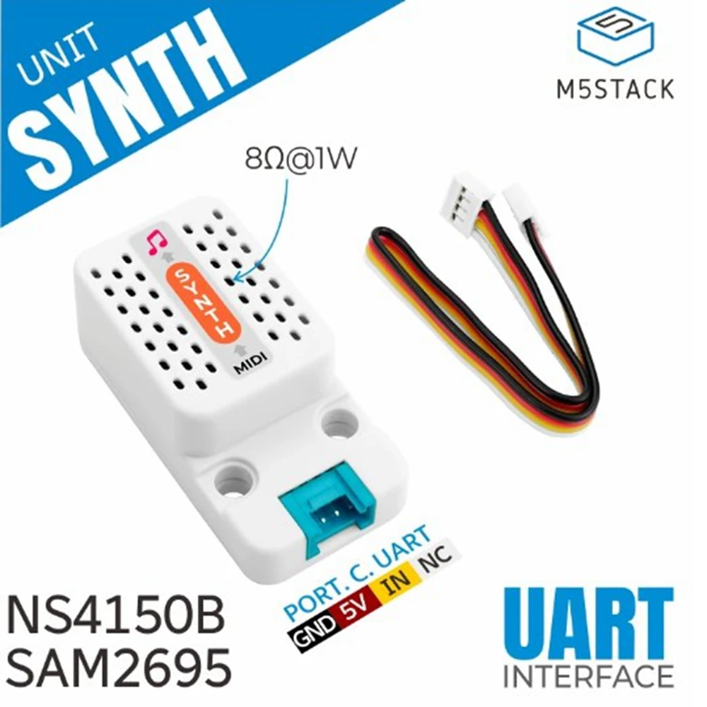 Официальный блок синтезатора средней длины M5Stack (SAM2695) Dmitry Sches с возможностью