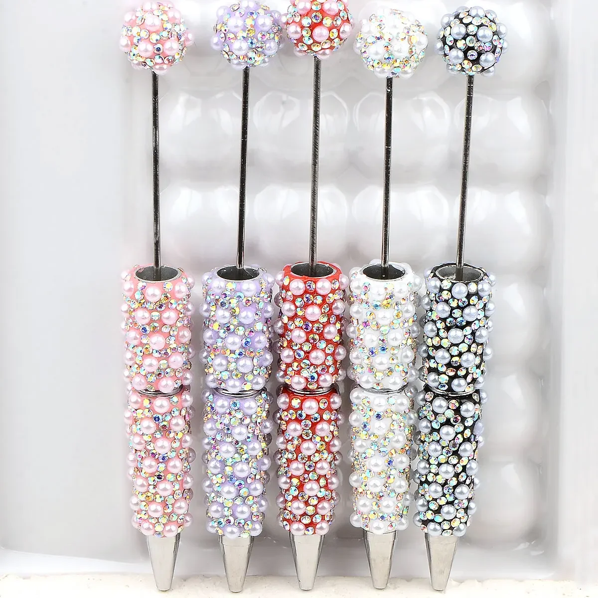 1 шт. 15 см встроенный искусственный жемчуг стразы креативная ручка из полимерной