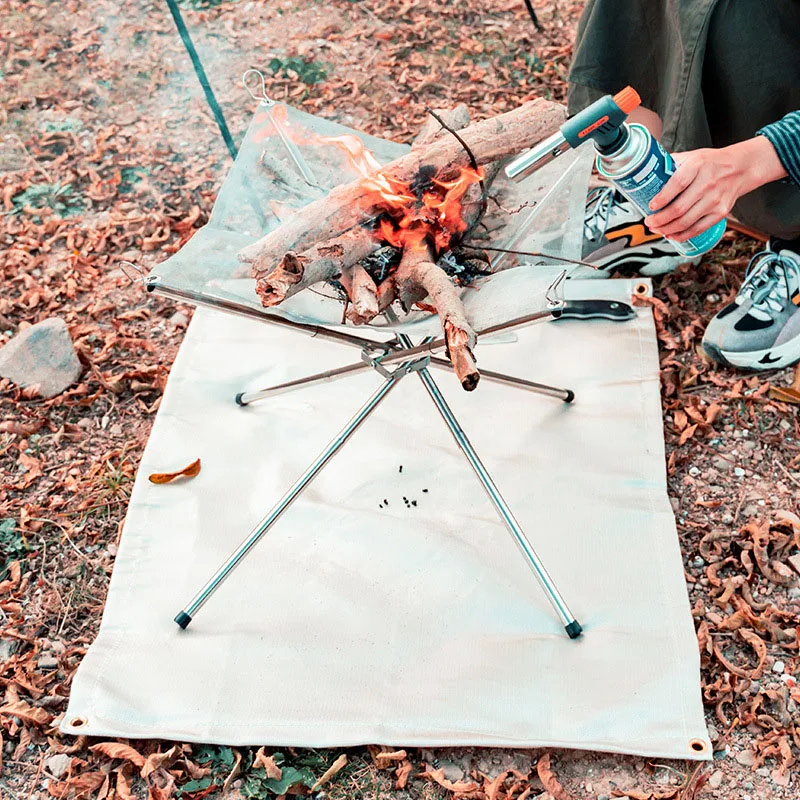 

Camping Picnic Anti Flame Retardant Mat High Temperature Resistance Fireproof Glass Fiber Fire Blanket Cloth BBQ Insulation Mat