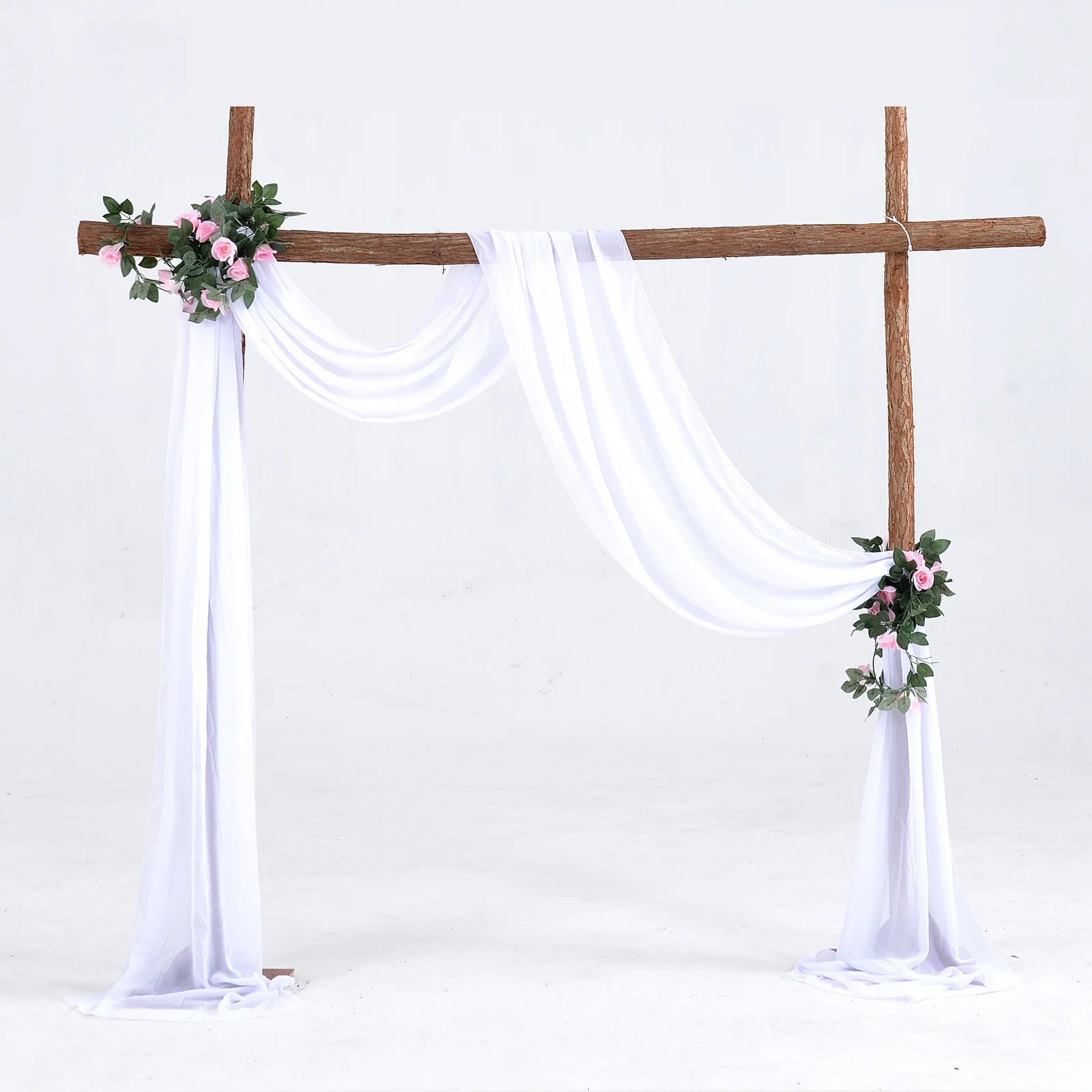 

Шифоновая свадебная арка