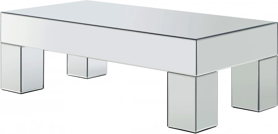 

Luxury shining Coffee Table Modern Minimalist Living Room furniture metal Creative style rectangular Side table coffee Table