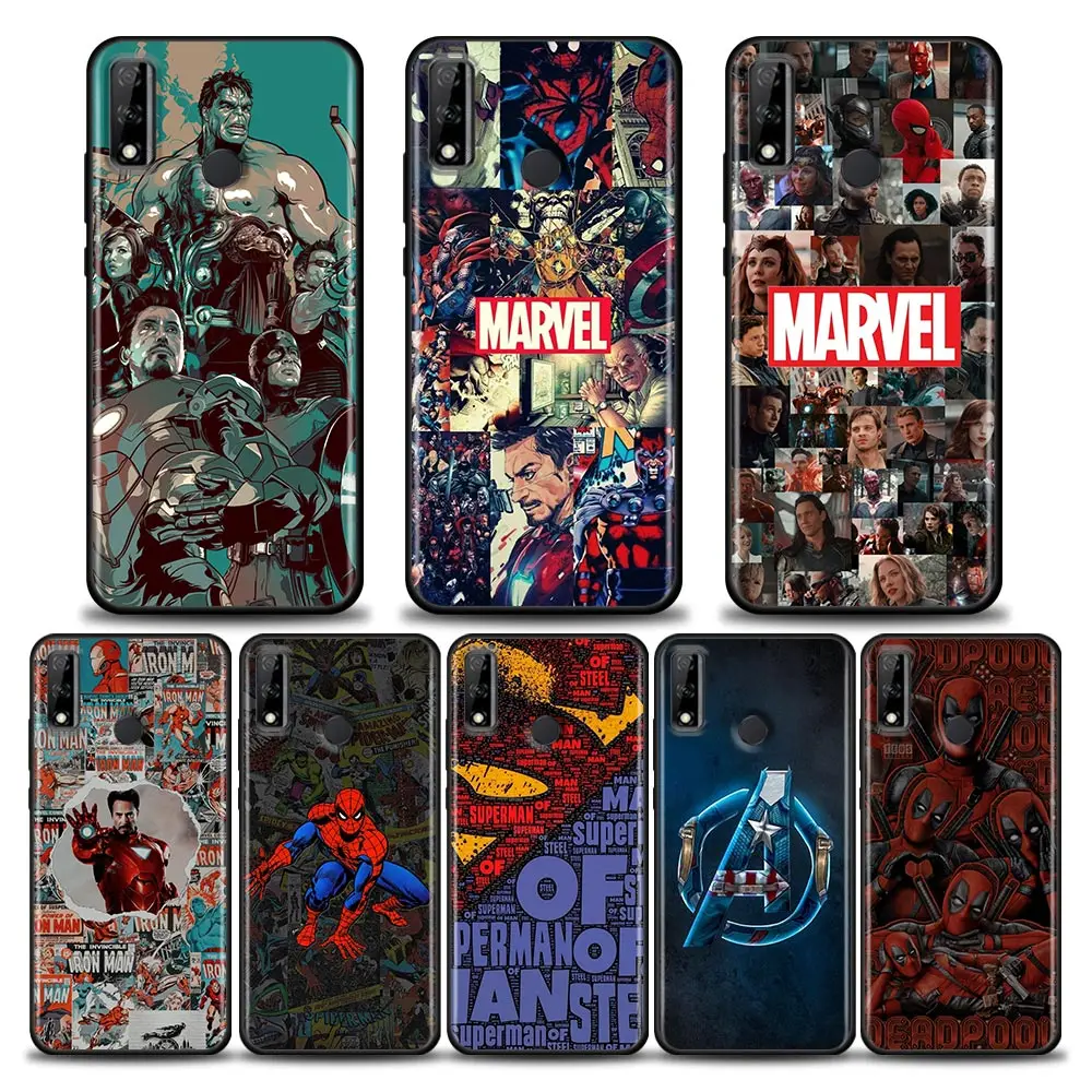 Чехлы для Huawei Mate 10 20 Lite 40 Pro мягкий чехол постеры из фильма мстители и комиксов Marvel