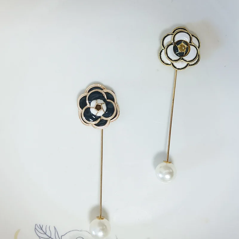 

Luxury Brand Brooches for Women Camellia Pearl Brooch Pin Party Wedding Birthday Chrsitmas Exquisite Jewelry Gifts