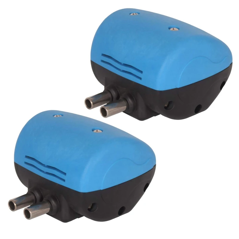 

2X Pneumatic Pulsator For Cow Sheep Goat Milker Milking Machine Stainless Steel Connectors Adjustable Rate 60/40 Ratio