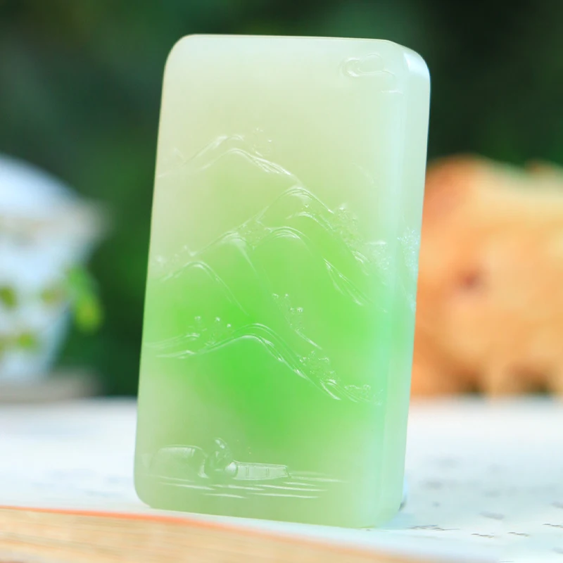 Новинка подвеска из материала Cuiqing в виде ландшафта