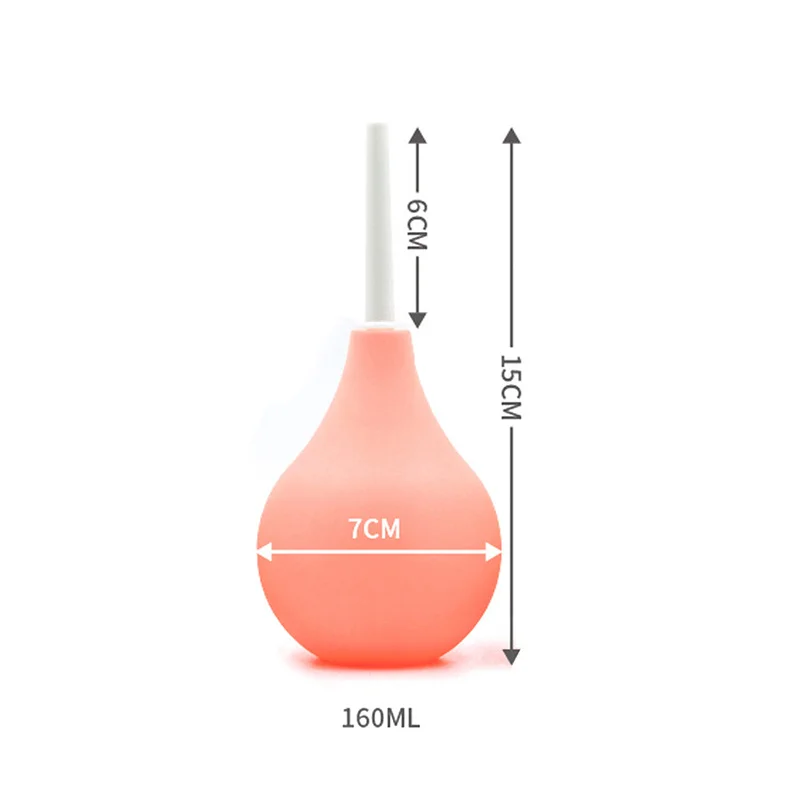 89-224 мл клизма Ректальная Душевая система очистки медицинские материалы силиконовый шар для анального ануса двойной раздачи