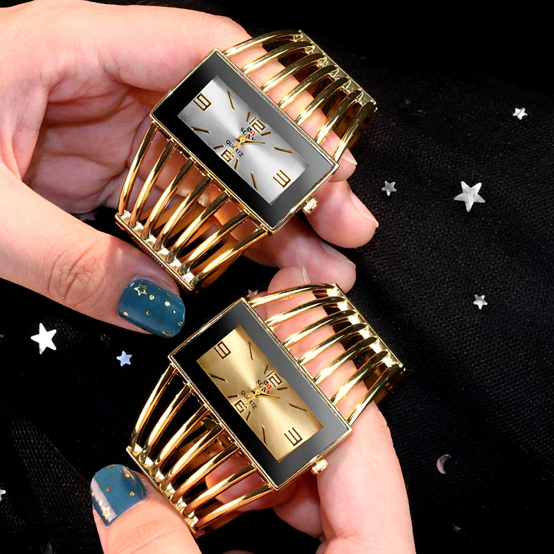 

2022 Fashion Luxury Bracelet Watches Gold Ladies Watch Stainless Steel Quartz Wristwatches Reloj Mujer Clock
