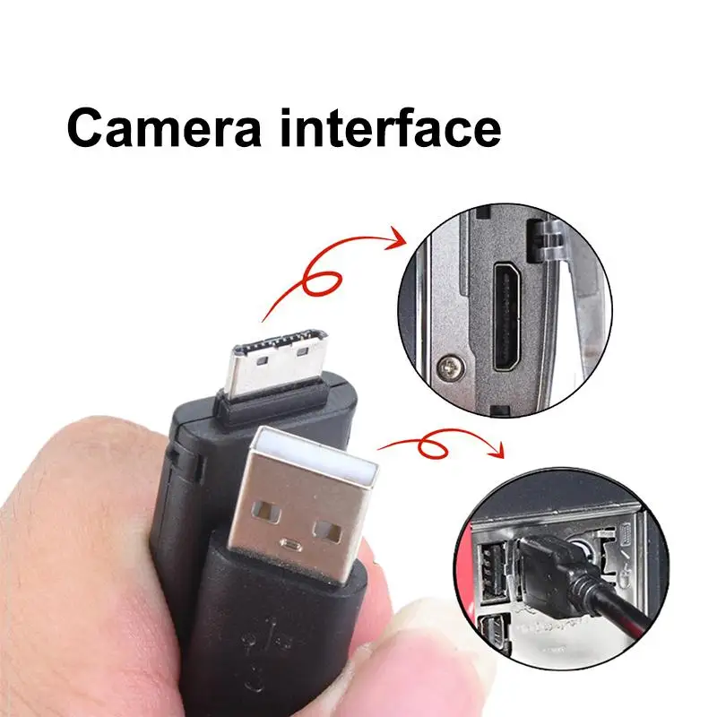 Фото USB-кабель для передачи данных для камер Samsung ES65, ES75, PL170, NV3, ES7: улучшенный кабель для быстрой передачи данных, идеально подходит для ежедневных задач по резервному копированию фотографий. №3