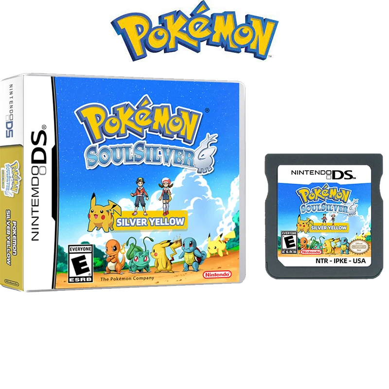 

2023 новая английская игровая карта Pokemon Nds для Ndsl 2Ds 3Ds игровая консоль детская игрушка Подарки на день рождения
