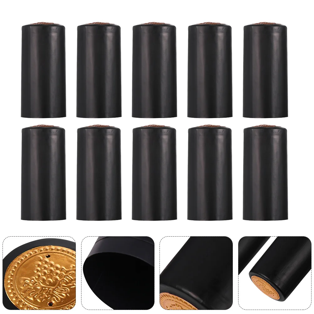 50 шт. красные термоусадочные пленки для бутылок крышки уплотнительные тепловые