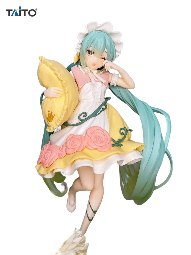 

In Stock Taito Genuine Hatsune Sleeping Beauty Wanderland Action PVC Collection Model Toys Anime Figure Toys Gifts for Kids