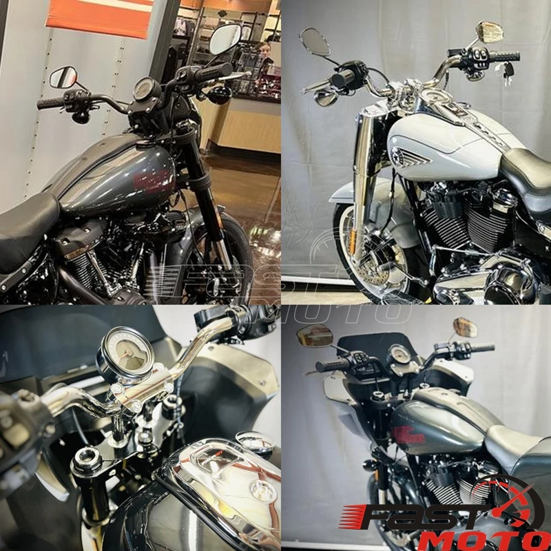 Руль 1 дюйм, 25 мм, тяги для Harley Softail Lowrider ST FXLRST FXLRS Breakout FXBR Heritage FLHC Fat Boy FLFB 2025 (art.: 3920d00e52d02) - 3920d00e52d02