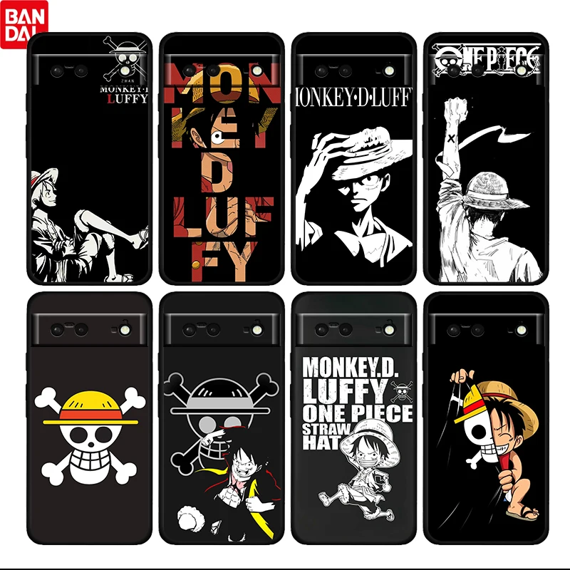 

Anime ONE PIECE Dark For Google Pixel 6 6a 6Pro 5 5a 4 4a XL 5G Black Soft Phone Case Silicone Cover Fundas Coque Capa