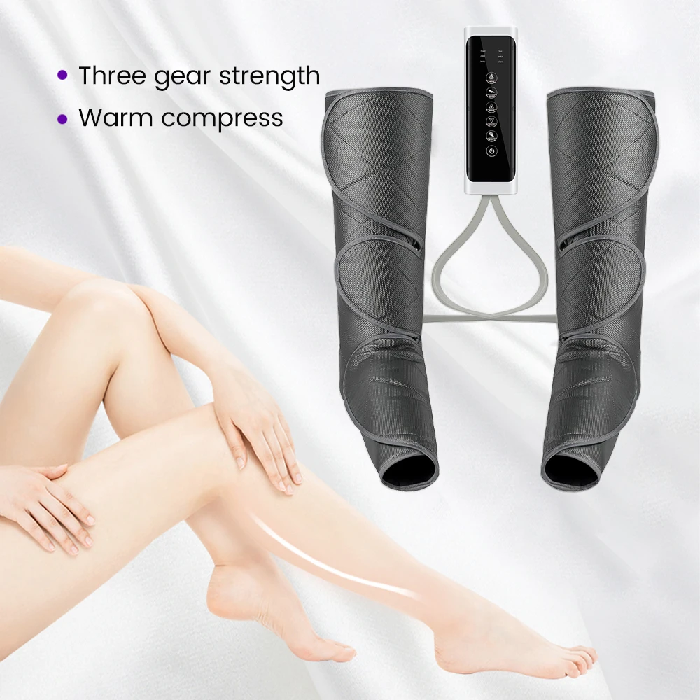

Electric Air Compression Leg Massager Foot Air Pressure Massage Machine Promote Blood Circulation Large Size Muscle Pain Relief