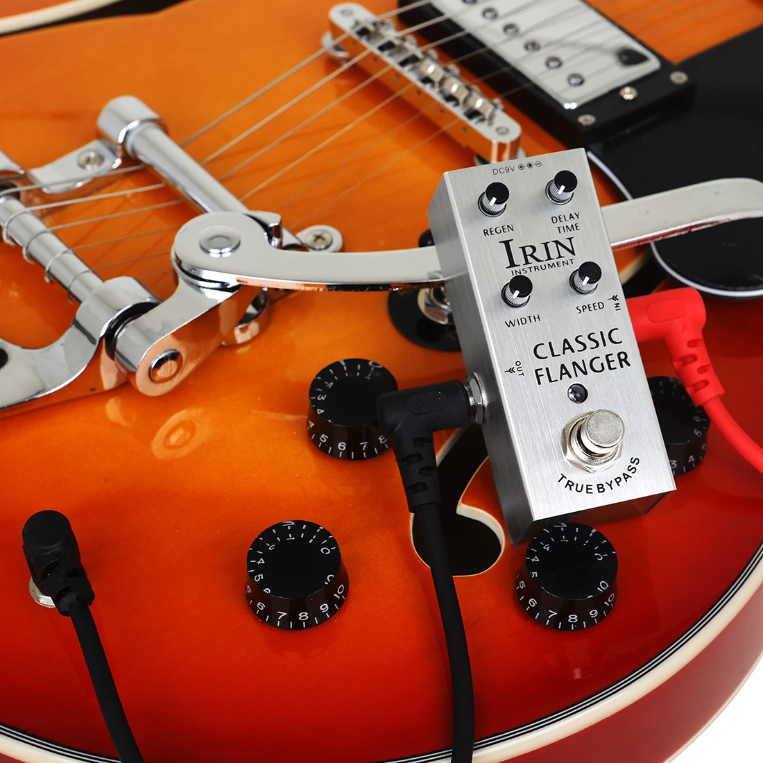IRIN AN-13 Флэнжерная педаль эффектов для гитары с металлическим фланцем и быстрыми