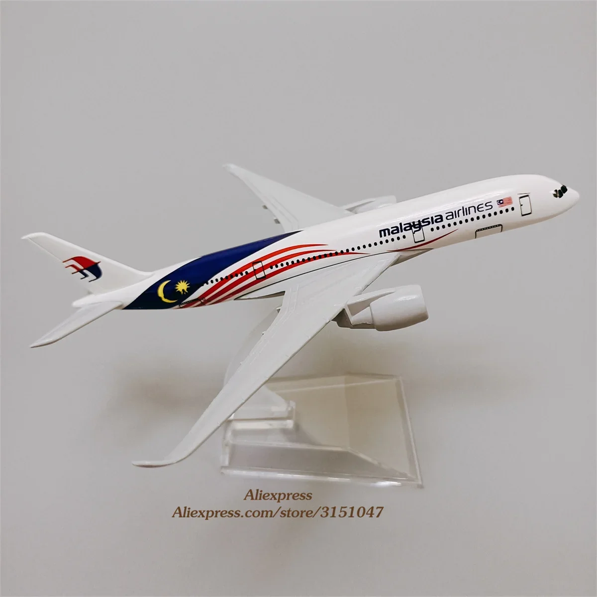 

Модель самолета с металлическим сплавом, 16 см