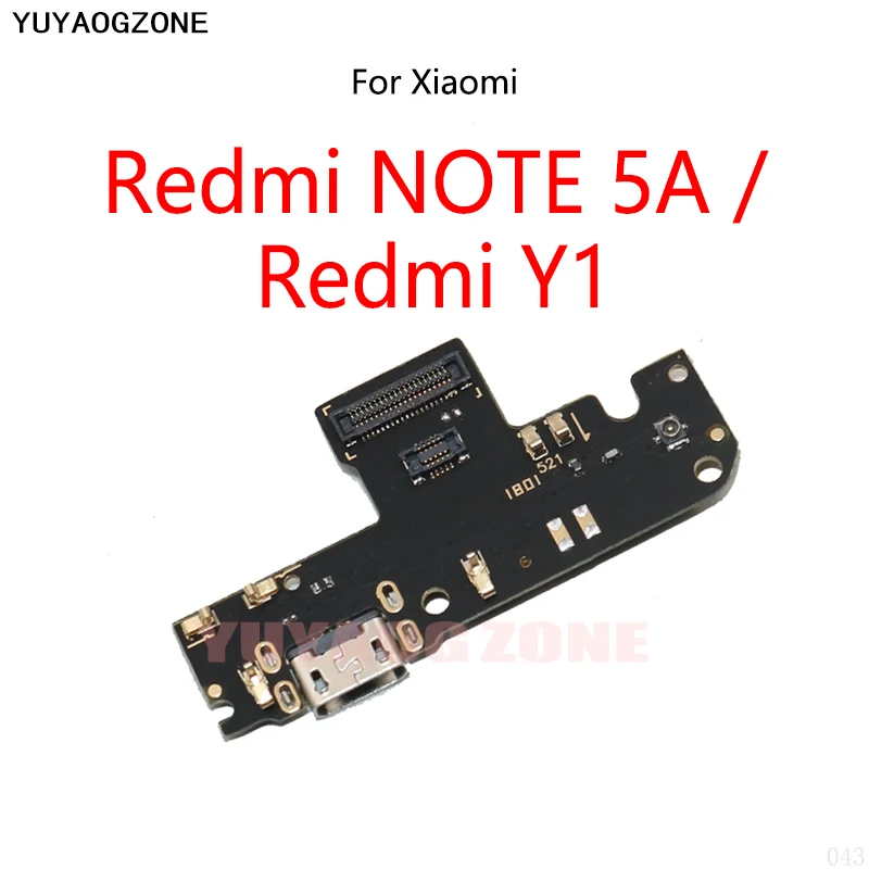 

10 шт./лот для Xiaomi Redmi NOTE 5A / Redmi Y1 USB зарядная док-станция с гнездом разъем зарядная плата гибкий кабель