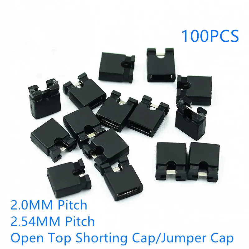 

100 шт. соединительный блок Jumper Cap черный