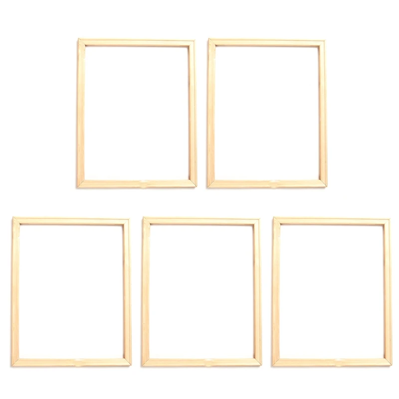 

5X 40X50 Cm Wooden Frame DIY Picture Frames Art Suitable For Home Decor Painting Digital Diamond Drawing Paintings