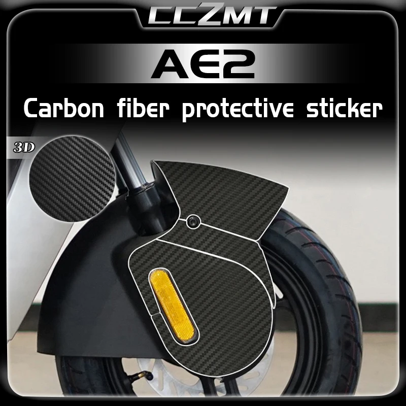 3d-наклейка из углеродного волокна для защиты корпуса CFMOTO ZEEHO AE2 водонепроницаемая