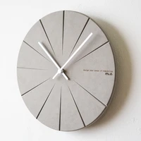 nordic living room bedroom home wall clock modern minimalist european clock creative mute retro clock
