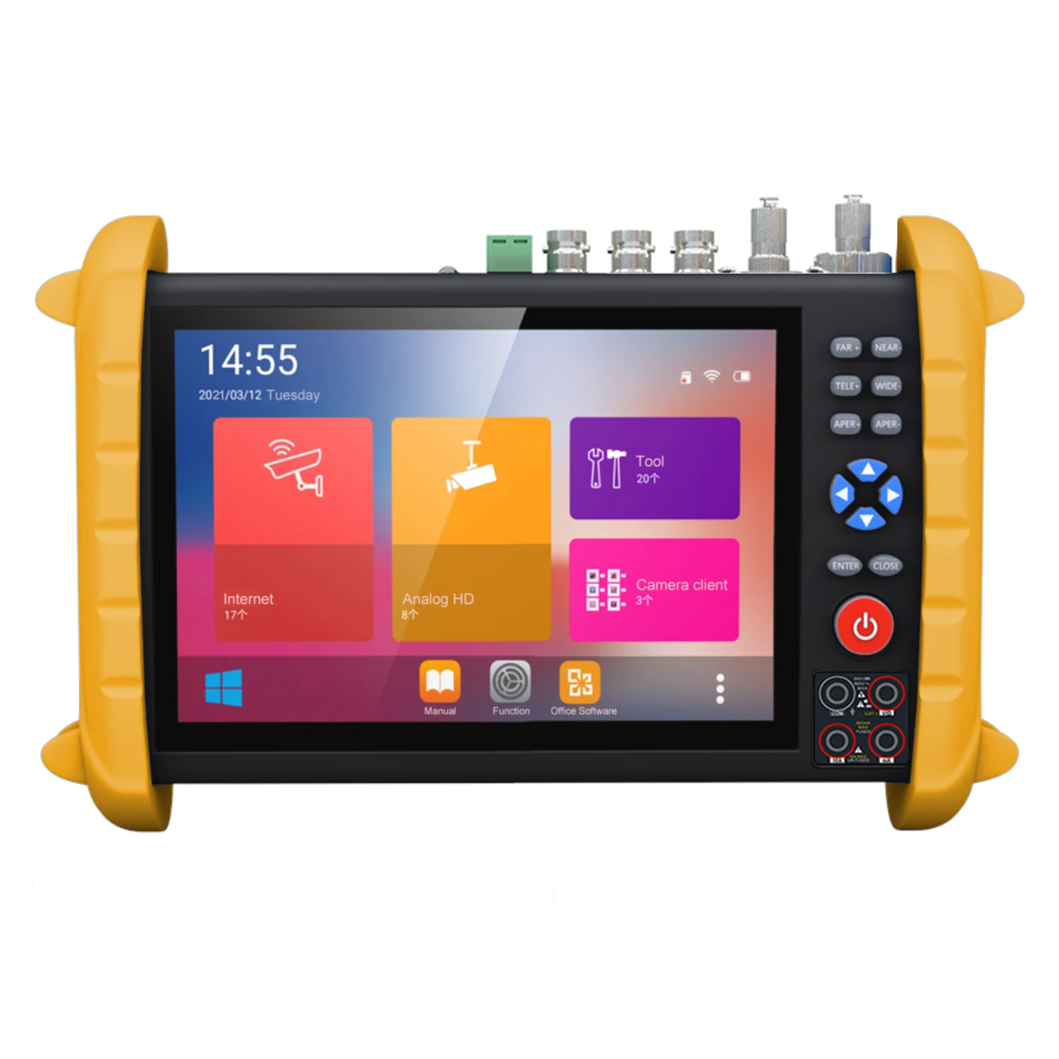 

NEW BEST SELLING all in one Full hd ip camera tester with IPS touch monitor oem odm HTI XINTAI